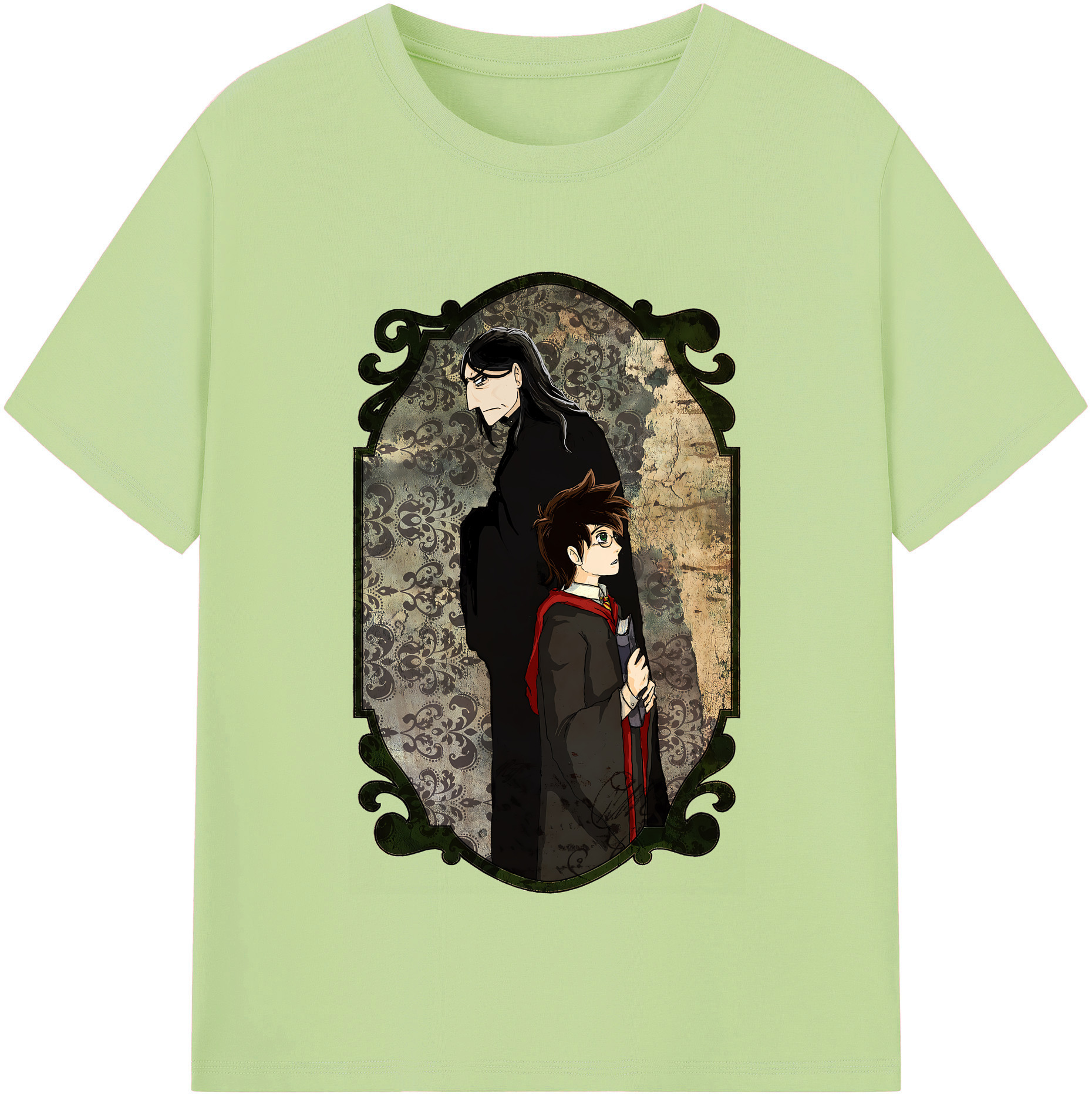 （画像用） Harry Potter ハリー・ポッターシリーズ 綿100％半袖Tシャツ（フロントプリント）
